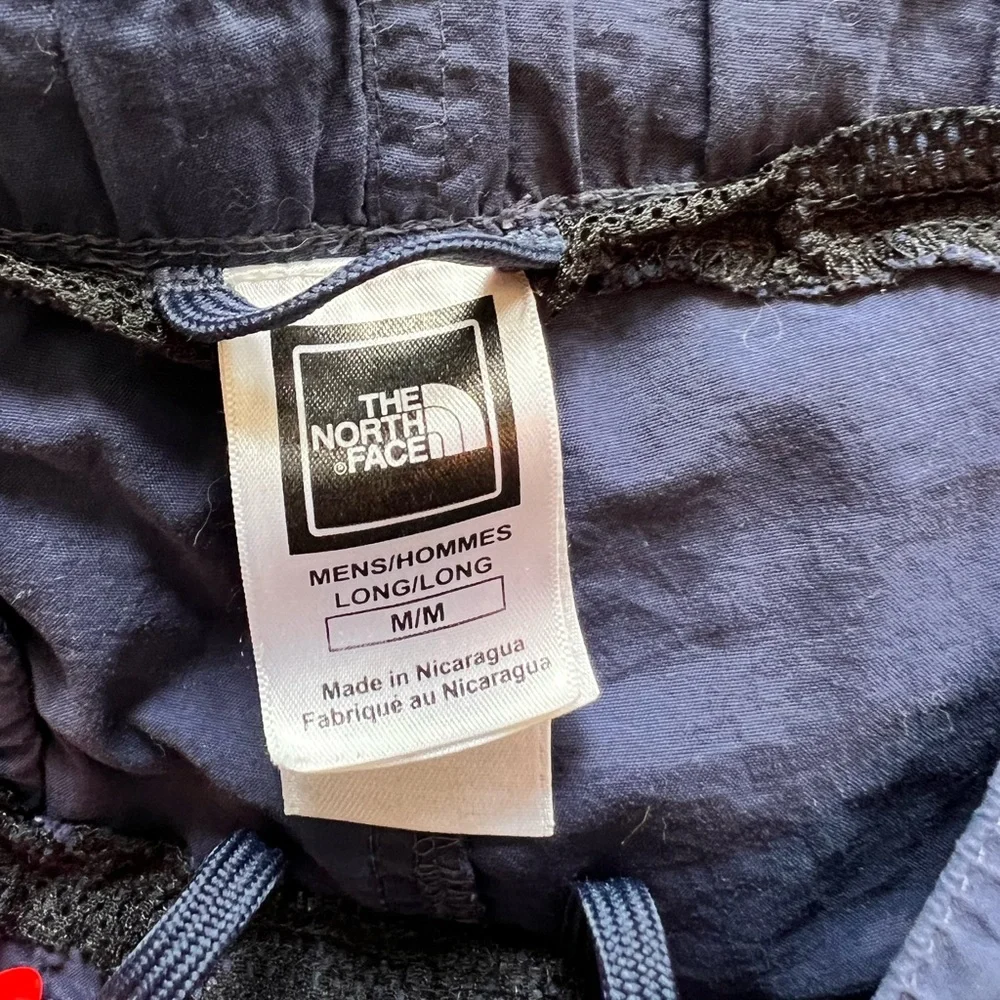 The North Face Navy Belted Cargo Swim Trunks Mens XL Gorp Core Hiking Shorts - Picture 7 of 7